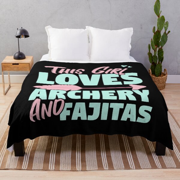 Item preview, This Girl Loves Archery And Fajitas Gift graphic designed and sold by theodoros20.