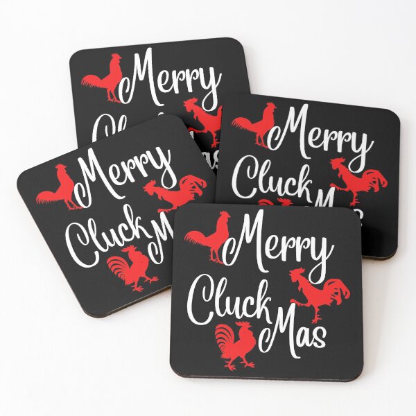 Item preview, Merry Cluckmas Funny Chicken Christmas Pun designed and sold by Onewivnacher.