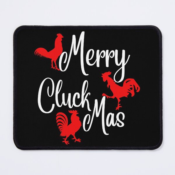 Item preview, Merry Cluckmas Funny Chicken Christmas Pun designed and sold by Onewivnacher.