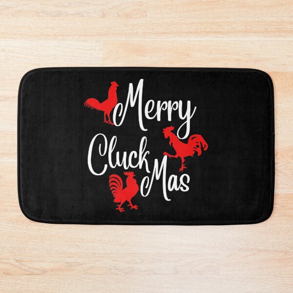 Item preview, Merry Cluckmas Funny Chicken Christmas Pun designed and sold by Onewivnacher.