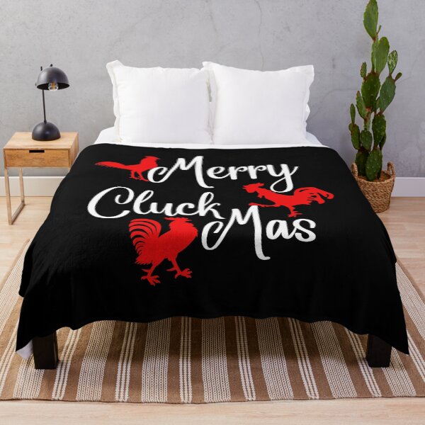 Item preview, Merry Cluckmas Funny Chicken Christmas Pun designed and sold by Onewivnacher.