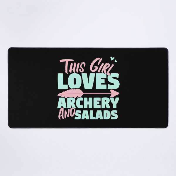 Item preview, This Girl Loves Archery And Salads Gift graphic designed and sold by theodoros20.