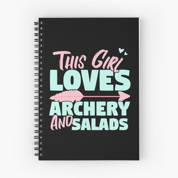 Item preview, This Girl Loves Archery And Salads Gift graphic designed and sold by theodoros20.