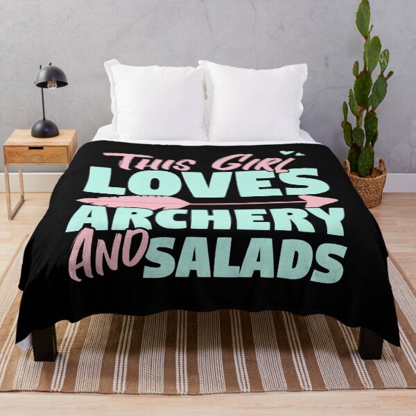 Item preview, This Girl Loves Archery And Salads Gift graphic designed and sold by theodoros20.