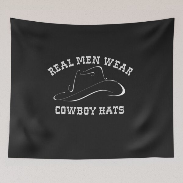 Item preview, Real Men Wear Cowboy Hats designed and sold by Thomas Pinnell.