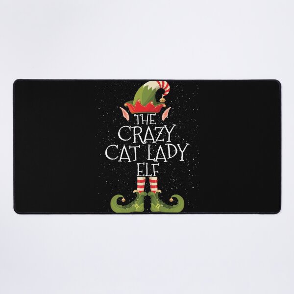 Item preview, CRAZY CAT LADY Elf Family Matching Christmas Group Funny Gift designed and sold by MoHaCo.