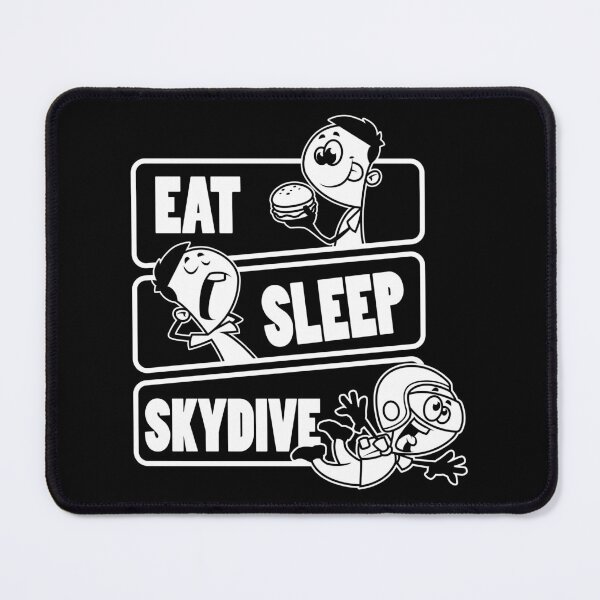 Item preview, Eat Sleep Skydive - Base Jumping, Skydiving Extreme Sport design designed and sold by theodoros20.