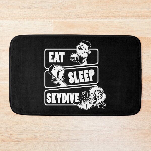 Item preview, Eat Sleep Skydive - Base Jumping, Skydiving Extreme Sport design designed and sold by theodoros20.