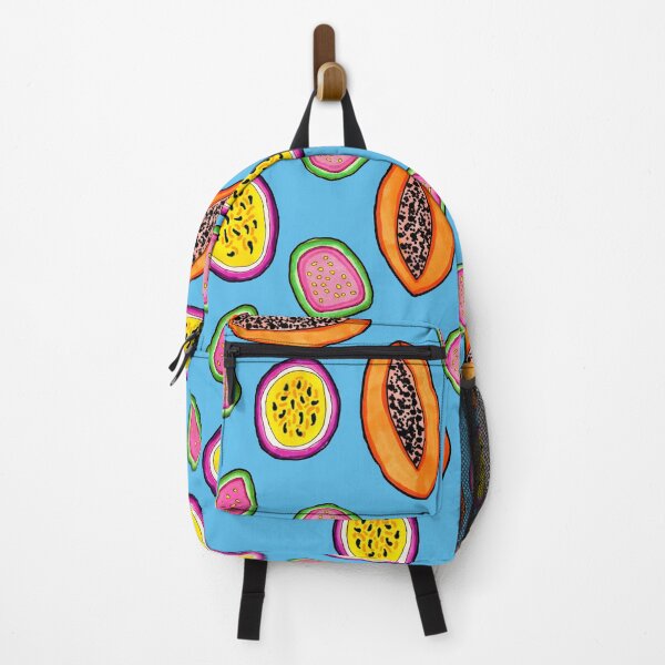 Item preview, Tropical Papaya, Guava and Passion Fruit Pattern designed and sold by Harriet Linton.