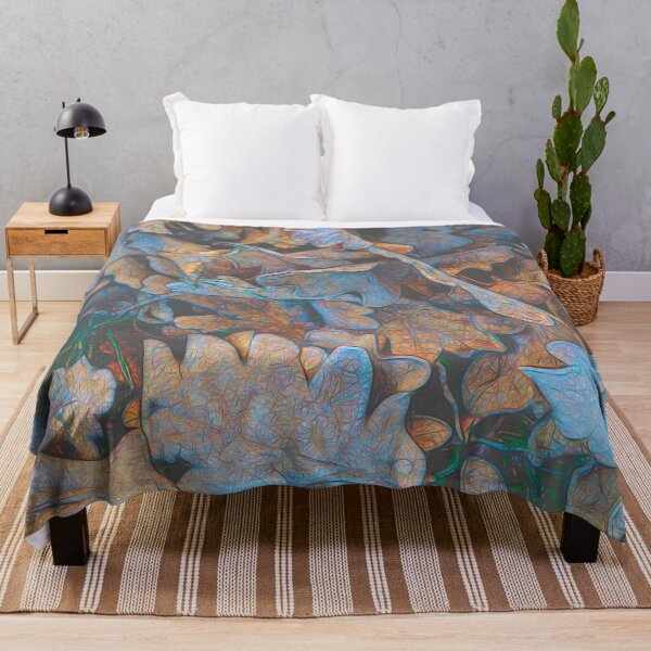 Item preview, frosted oak leafs designed and sold by Ingrid Hütten.