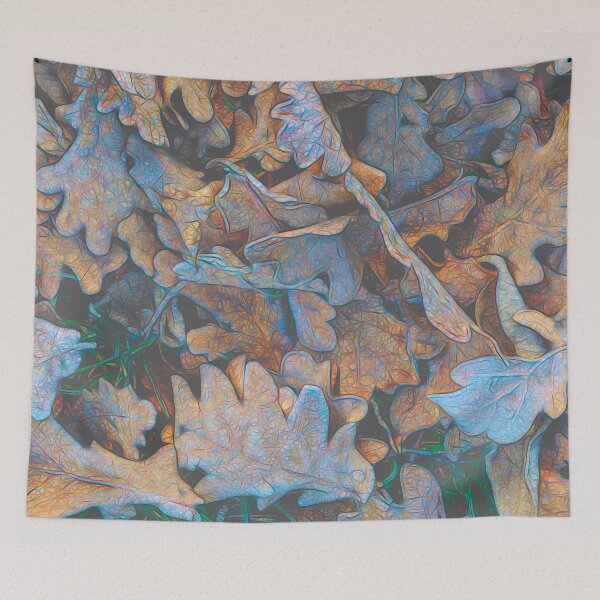 Item preview, frosted oak leafs designed and sold by Ingrid Hütten.