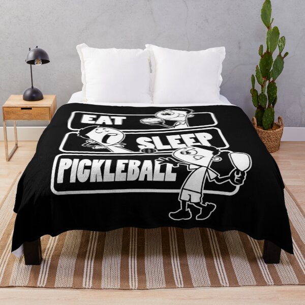 Item preview, Eat Sleep Pickleball Repeat - Funny pickle ball sport design designed and sold by theodoros20.