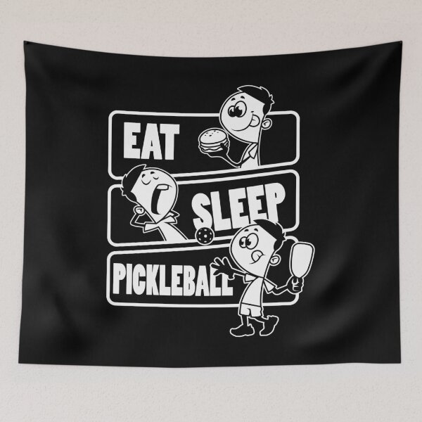 Item preview, Eat Sleep Pickleball Repeat - Funny pickle ball sport design designed and sold by theodoros20.