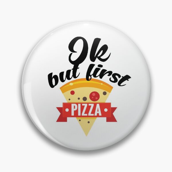 Item preview, OK but first pizza, funny pizza graphic tee   designed and sold by StairheadStore.