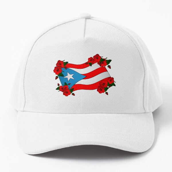 Puerto Rico PR Flag Snapback Hat Cap Baseball Boricua Bandera Gorra