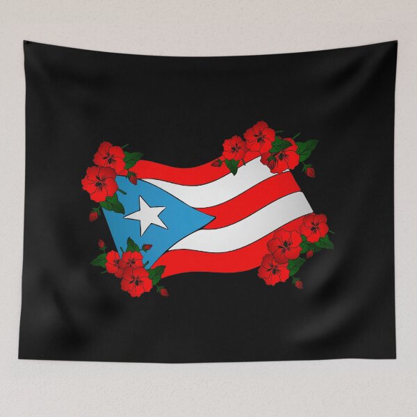 Item preview, Bandera Puertorriqueña Flor de Maga designed and sold by SoLunAgua ..