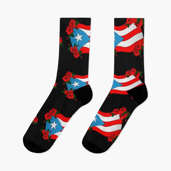 Aperçu de l'œuvre Drapeau portoricain Flor de Maga créée et vendue par SoLunAgua ..