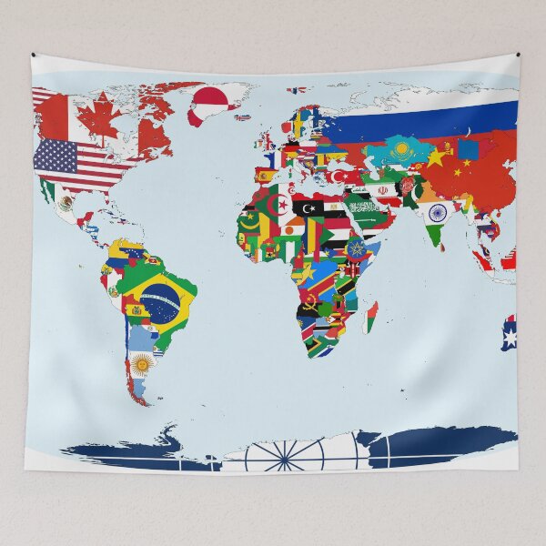 Item preview, World map designed and sold by KNBS.