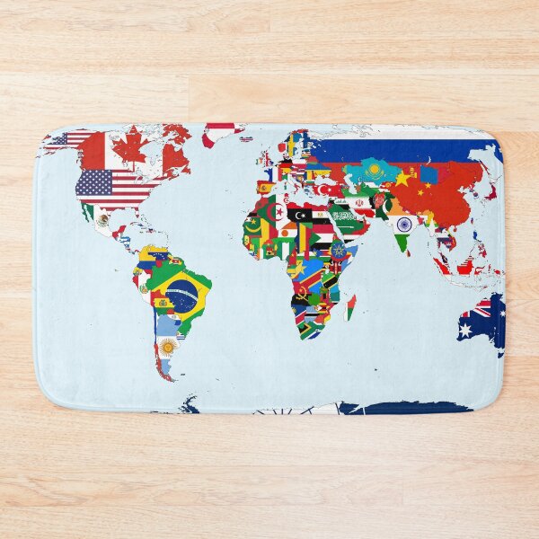 Item preview, World map designed and sold by KNBS.