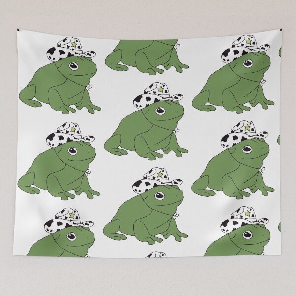 Aperçu de l'œuvre Grenouille cow-boy créée et vendue par eemilystickers.