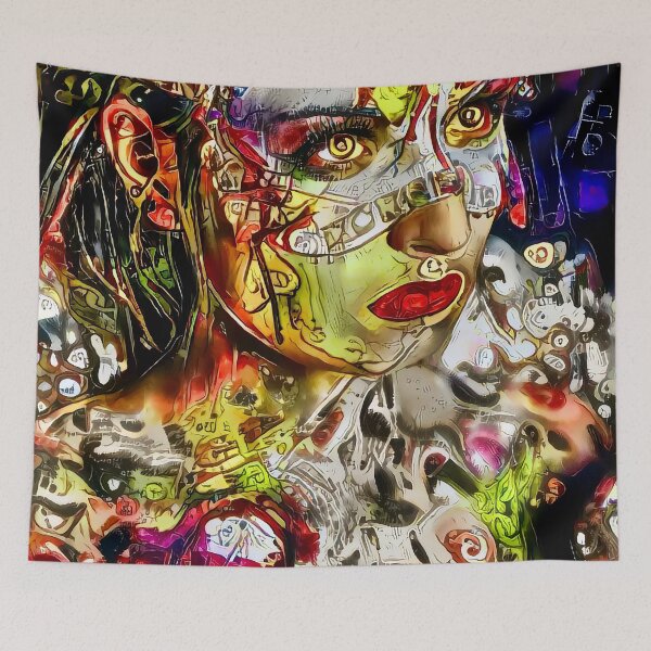 Item preview, Incandescent Woman | Surrealist Portrait designed and sold by Artificial-Arts.