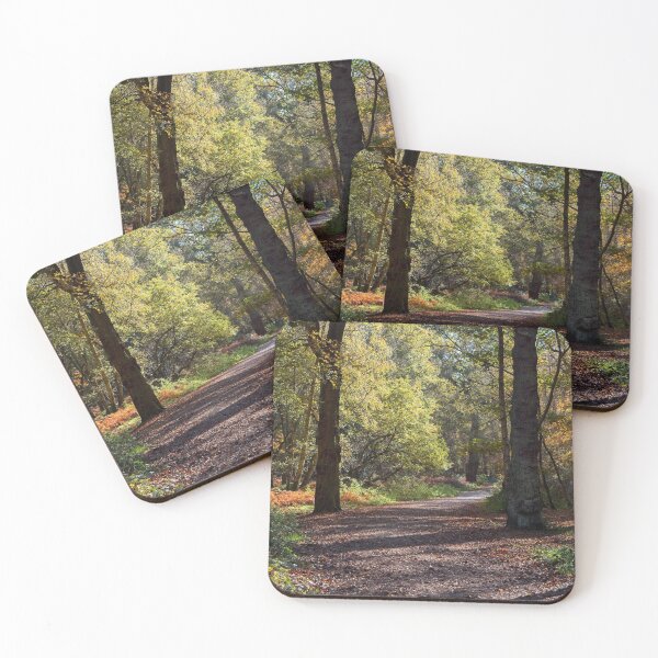 Item preview, A Path through the Woodland in Autumn, Epping Forest, Essex, UK designed and sold by AnitaLynne.