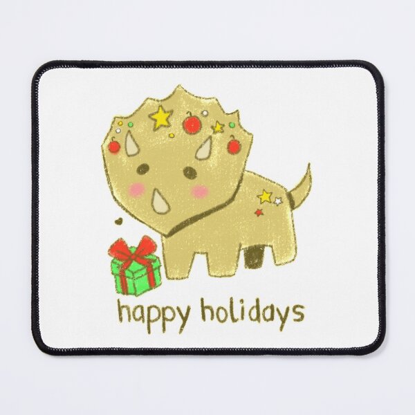 Item preview, Cute Christmas dinosaur with gift designed and sold by Mayarart.
