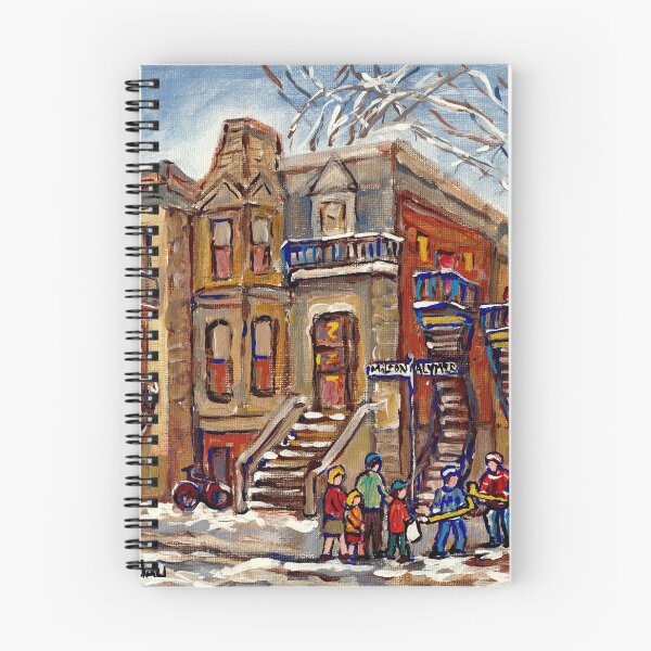 Item preview, MONTREAL WINTER SCENE MILTON PARK ALYMER AND MILTON STREETS designed and sold by Carole  Spandau.