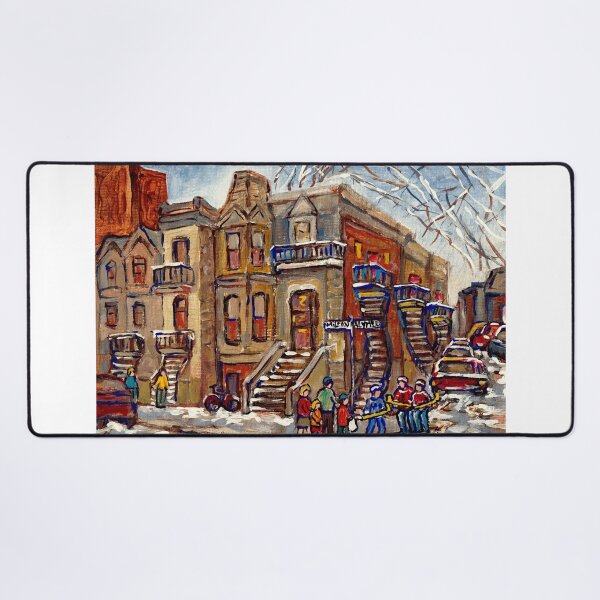 Item preview, MONTREAL WINTER SCENE MILTON PARK ALYMER AND MILTON STREETS designed and sold by Carole Spandau.