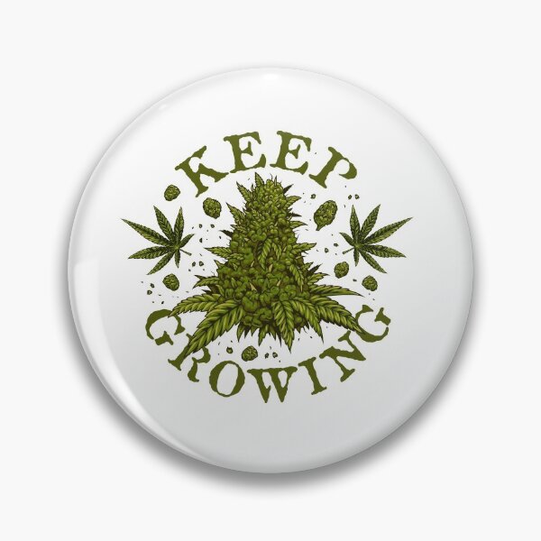 Item preview, Kush art, keep growing, hemp lovers gift. designed and sold by paulo silveira.