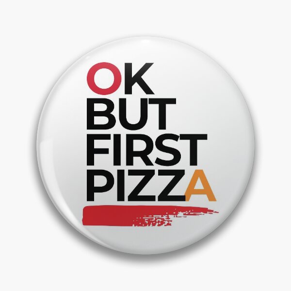 Item preview, OK but first pizza, funny pizza graphic tee   designed and sold by StairheadStore.
