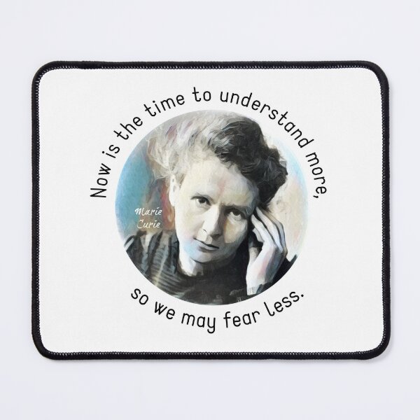 Item preview, Marie Curie Quote designed and sold by Martini-Four.
