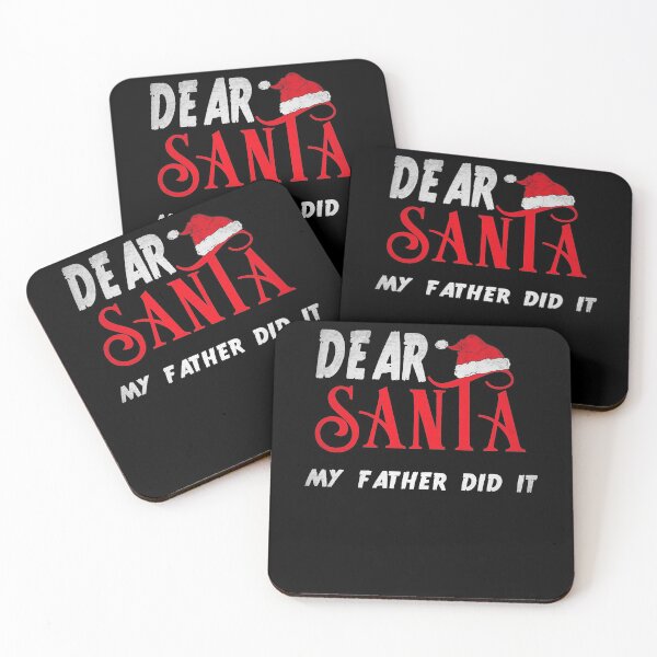 Item preview, Dear Santa My Father Did It Funny Christmas Retro  designed and sold by ACHRAF877.
