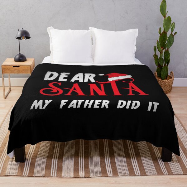 Item preview, Dear Santa My Father Did It Funny Christmas Retro  designed and sold by ACHRAF877.