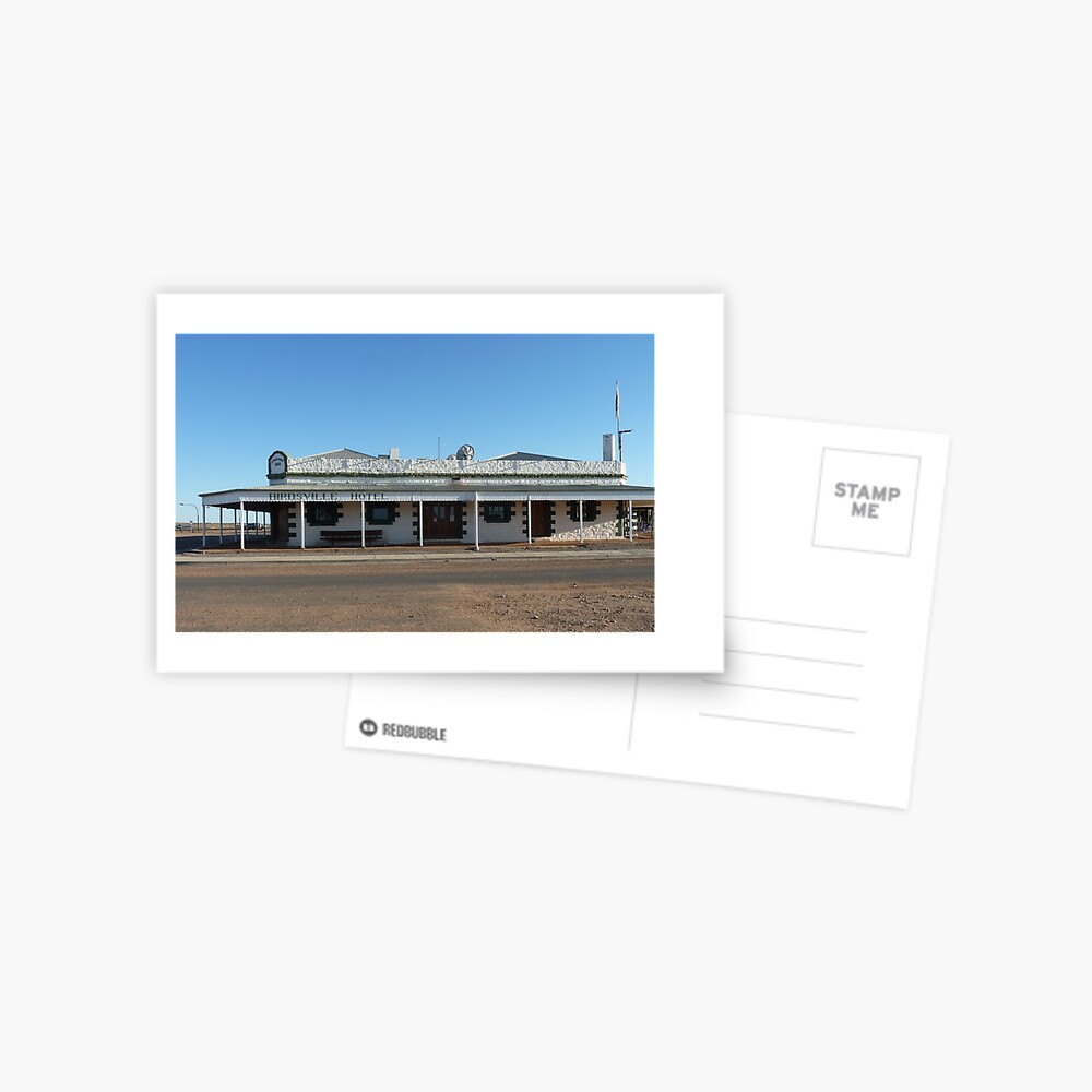 "Birdsville pub" Postcard by DashTravels | Redbubble