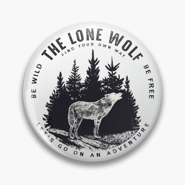 Item preview, The Lone Wolf Find Your Own Way. designed and sold by KMLdesign.