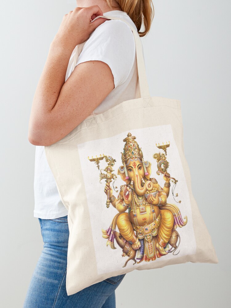 Lord Ganesh Tote Bag by Rupa Prakash - Fine Art America