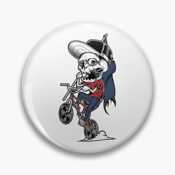Item preview, BMX skull, Skelton BMX Rider designed and sold by arteehub.