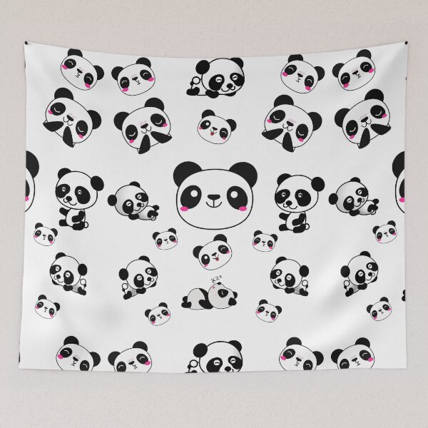 Item preview, Cute panda funny face panda is a great and special gift for kids and teens. designed and sold by FLOWER--ART.