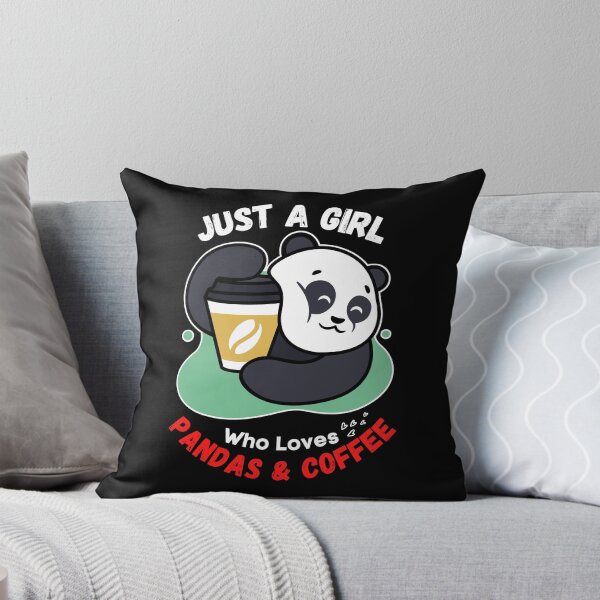 Item preview, Just A Girl Who Loves Pandas And Coffee designed and sold by EyanShop.