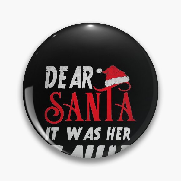 Item preview, Dear Santa It Was Her Fault Funny Christmas Retro  designed and sold by ACHRAF877.