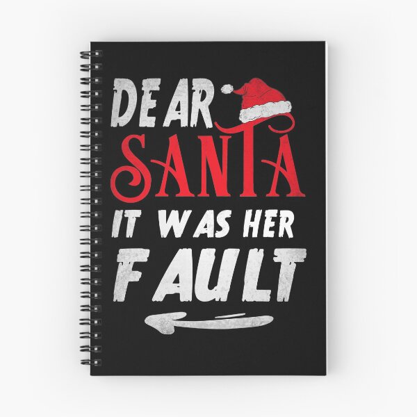 Item preview, Dear Santa It Was Her Fault Funny Christmas Retro  designed and sold by ACHRAF877.