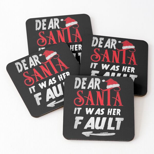 Item preview, Dear Santa It Was Her Fault Funny Christmas Retro  designed and sold by ACHRAF877.