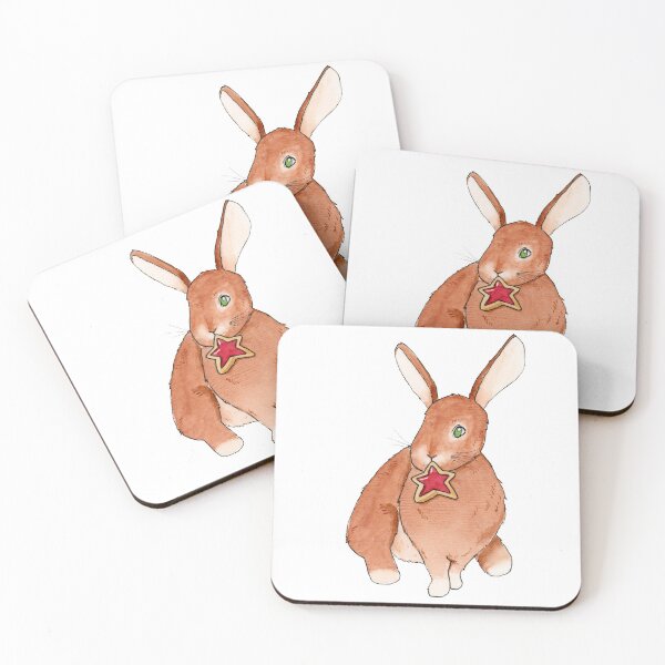 Item preview, Cute rabbit with biscuit designed and sold by Wunschkritzel.