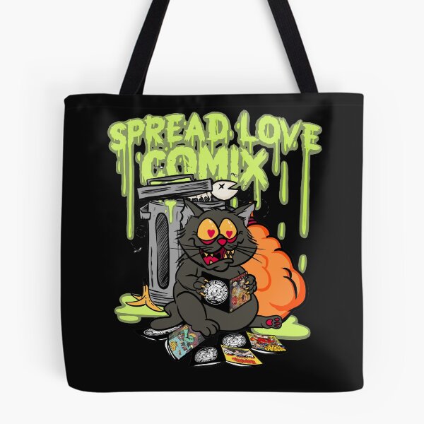 Item preview, Gato gordo difunde amor designed and sold by spreadlovecomix.