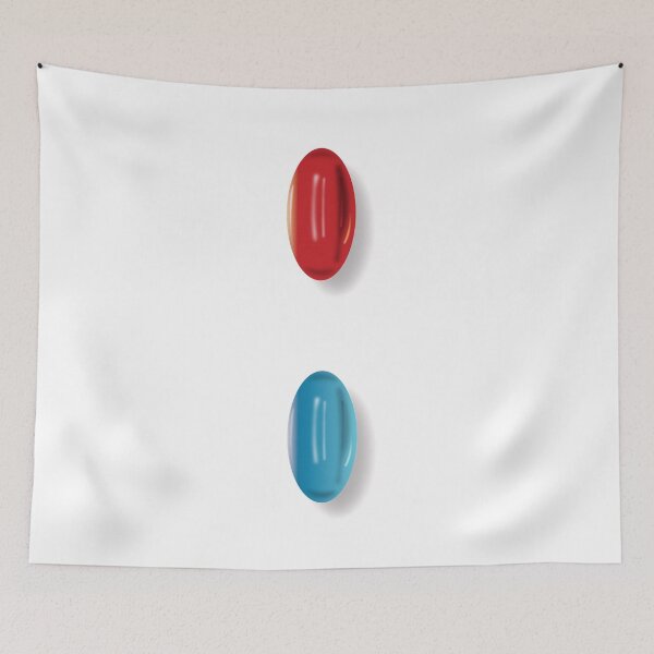 Item preview, Red Pill, Blue Pill designed and sold by MoviePosterBoy.