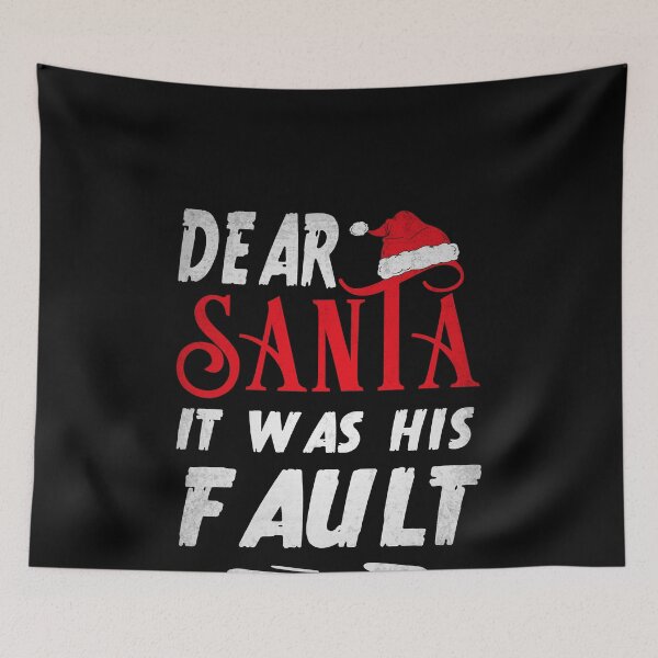 Item preview, Dear Santa It His Fault Funny Christmas Retro  designed and sold by ACHRAF877.