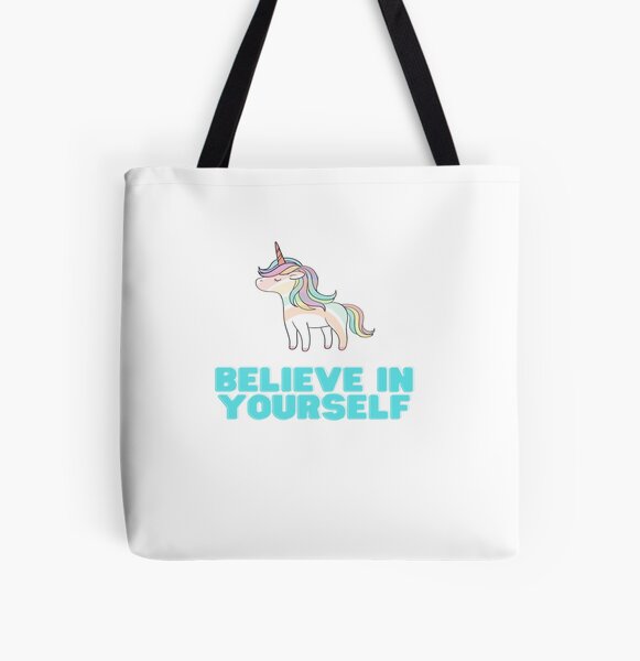 Beautiful design in great colors and positive phrase  All Over Print Tote Bag