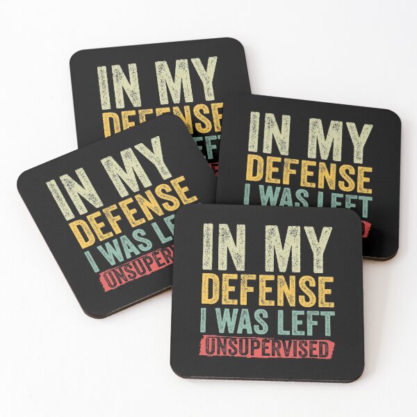 Item preview, In My Defense, I Was Left Unsupervised Funny Vintage designed and sold by DesignoresLTD.