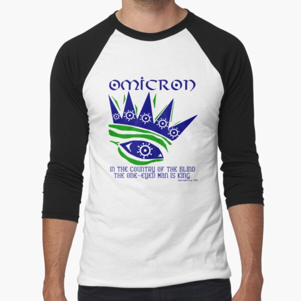 Omicron Baseball ¾ Sleeve T-Shirt